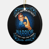 Knie-Ersatzkrieger Knie-Operation Erholung Keramik Ornament (Links)