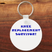 Knie-Ersatzüberlebensmittel Schlüsselanhänger (Vorderseite)