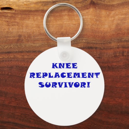 Knie-Ersatzüberlebensmittel Schlüsselanhänger (Vorderseite)