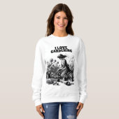 Knie im Garten Sweatshirt (Vorne ganz)