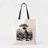 Knie im Garten Tragetasche (Vorne)