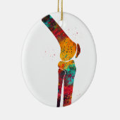 Knie Keramik Ornament (Rechts)