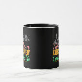 Knie-OP-Wanderzitat - Bergsteiger Tasse (Zentrum)