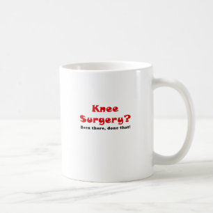 Knie-Operation dort getan dem Kaffeetasse