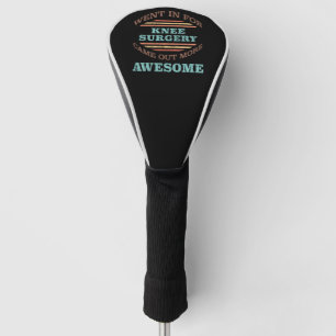 Knie Operation Erholung Spaß Golf Headcover