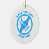 Knie-Operation Keramik Ornament (Rechts)