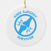 Knie-Operation Keramik Ornament (Hinten)