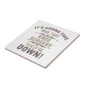 Knie Operation Spaß Fliese (Seite)