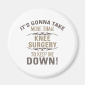 Knie Operation Spaß Magnet (Vorne)