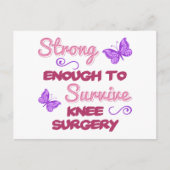 Knie Operation Strong Postkarte (Vorderseite)