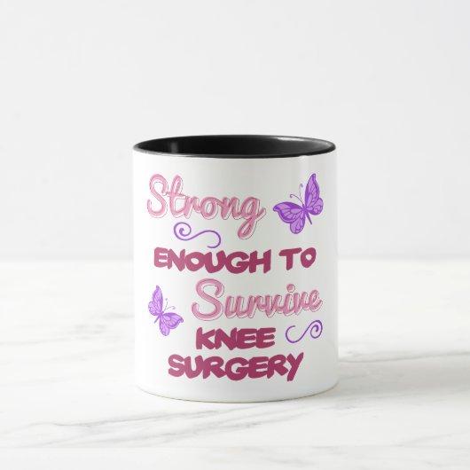 Knie Operation Strong Tasse (Zentrum)