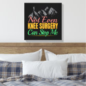 Knie-Operation-Wanderangebot - Bergsteigen Leinwanddruck (Insitu (Schlafzimmer))