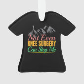 Knie-Operation-Wanderangebot - Bergsteigen Ornament (Rückseite)