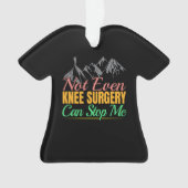 Knie-Operation-Wanderangebot - Bergsteigen Ornament (Vorderseite)