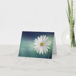 Knie-Operation wird bald gut weiß Daisy Karte