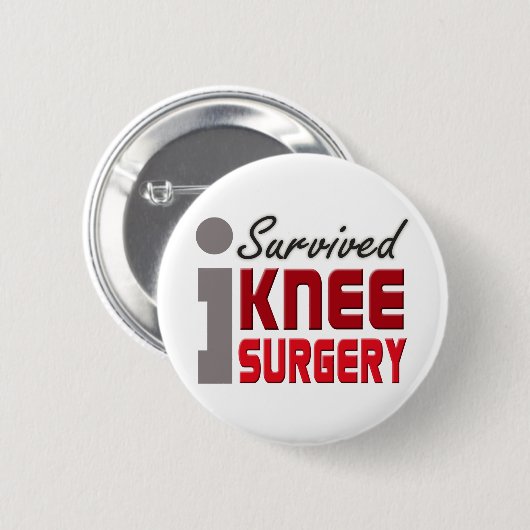 Knie-Operations-Überlebend-Knopf Button (Vorne & Hinten)