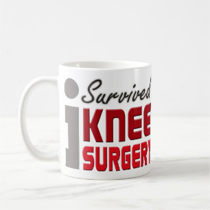 Knie-Operations-Überlebend-Tasse Kaffeetasse