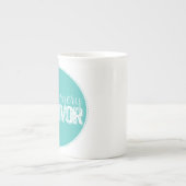 Knie-Operations-Überlebend-Tasse Porzellantasse (Vorderseite)