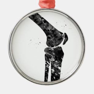 Knie Ornament Aus Metall