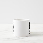 Knie-Replacement-Celebration für bionische Vater Espressotasse (Vorderseite)