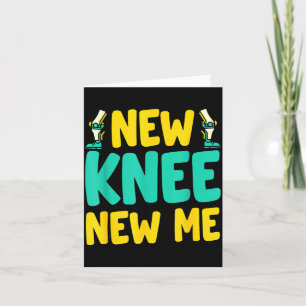Knieersatz-Erholung Neues Knie Neues Ich Nach OP Karte