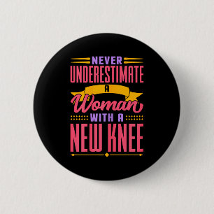 Knieersatz für Frauen Neue Knieoperation Erholung Button