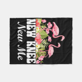 Knieersatz und Knieoperation Erholung Neues Knie Fleecedecke (Vorderseite (Horizontal))