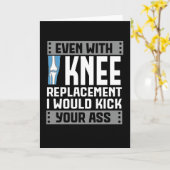 Knieersetzung selbst mit Knie Karte (Gelbe Blume)