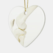 Kniegelenkmodell des menschlichen Beines Keramik Ornament (Links)