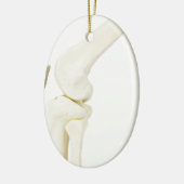 Kniegelenkmodell des menschlichen Beines Keramik Ornament (Links)