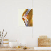 Kniegelenksersatz. Farbige Röntgenaufnahme eines g Poster (Küche)