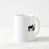 Kniender Cowboy Kaffeetasse (VorderseiteRechts)