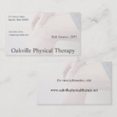 Knieschmerzen Visitenkarte (Vorne/Hinten)