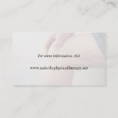 Knieschmerzen Visitenkarte (Rückseite)