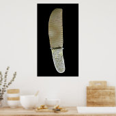 Knife carved with battle scenes poster (Küche)