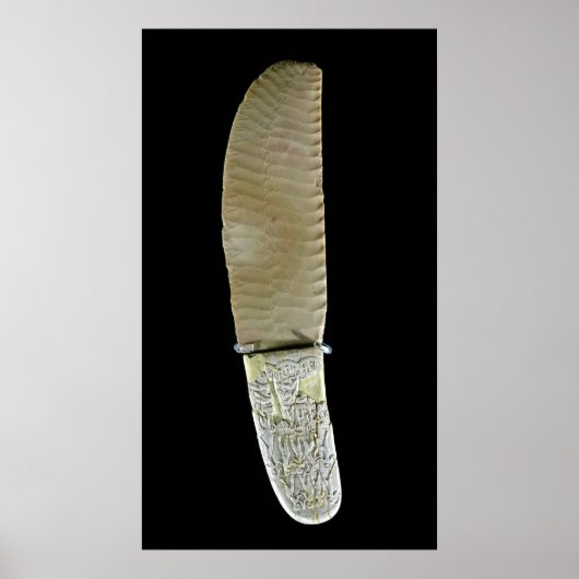 Knife carved with battle scenes poster (Vorne)