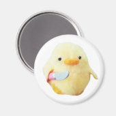 Knife Duck Plush Meme Magnet (Vorderseite/Rückseite)