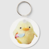 Knife Duck Plush Meme Schlüsselanhänger (Vorderseite)