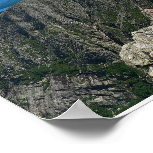 Knife Edge, Baxter Staat Park, Maine Poster (Ecke)