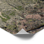 Knife Edge trail, Baxter Staat Park, Maine Poster (Ecke)