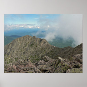 Knife Edge trail, Baxter Staat Park, Maine Poster