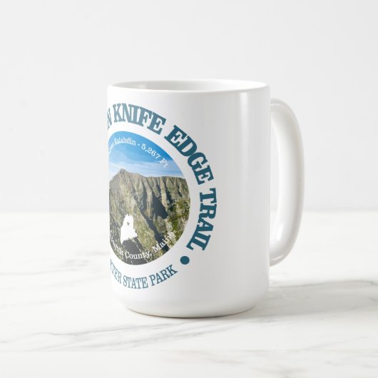 Knife Edge Trail (Katahdin) Kaffeetasse (VorderseiteRechts)