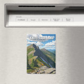 Knife Edge Trail Katahdin Maine Magnet (In Situ (Geschirrspüler))