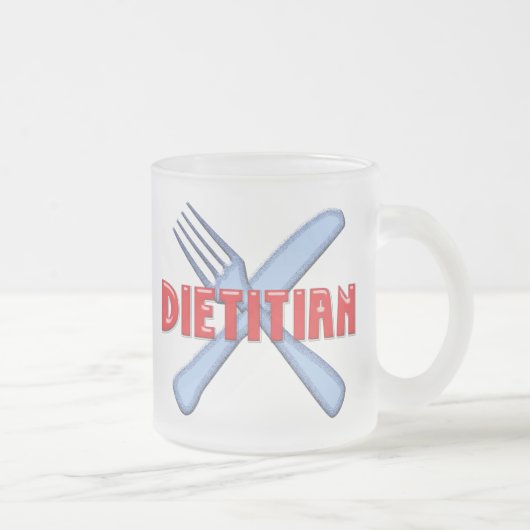 KNIFE/FORK MATTGLASTASSE (Rechts)