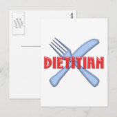 KNIFE/FORK POSTKARTE (Vorne/Hinten)