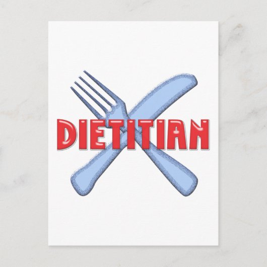 KNIFE/FORK POSTKARTE (Vorderseite)