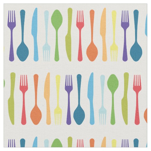Knife Fork Spoon Küche Küchenutensilien Utenside Stoff (Nahaufnahme)