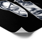 Knife Girl Tattoo Poster (Ecke)
