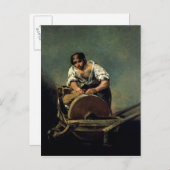 Knife-Grinder, c.1808-12 Postkarte (Vorne/Hinten)
