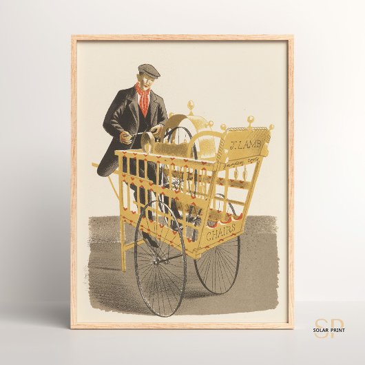 Knife Grinder von Eric Ravilious Vintag British Poster
